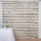 8ftx8ft Rustic White Washed Wood Panel Vinyl Photography Backdrop, Party Photo Booth Background - Bell Racket Store