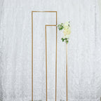 8ftx8ft White 3D Leaf Petal Taffeta Event Curtain Drapes, Backdrop Event Panel With Rod Pocket - Bell Racket Store