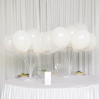 2 Pack Clear Balloon Centerpieces Holder, 30" Table Top Balloon Stand Stick Kit