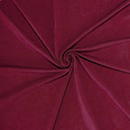 Stretch Spandex Chair Cover Burgundy for Folding Chairs - Reusable & Wrinkle-Resistant 160GSM Fitted Slipcover