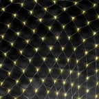 20ftx10ft Clear 600 LED Fish Net Lights, Fairy String Lights With 8 Modes
