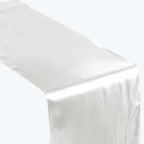 Satin 12"x108" Table Runner Ivory - Stylish Table Linen