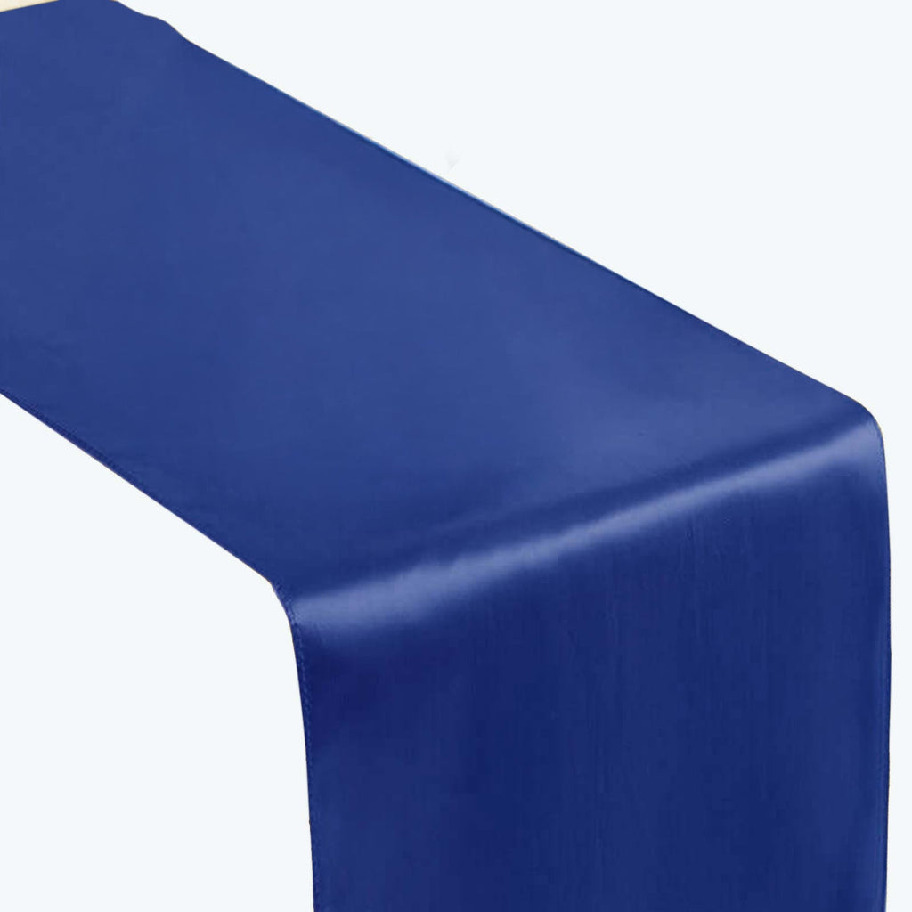 Satin 12"x108" Table Runner Royal Blue - Stylish Table Linen