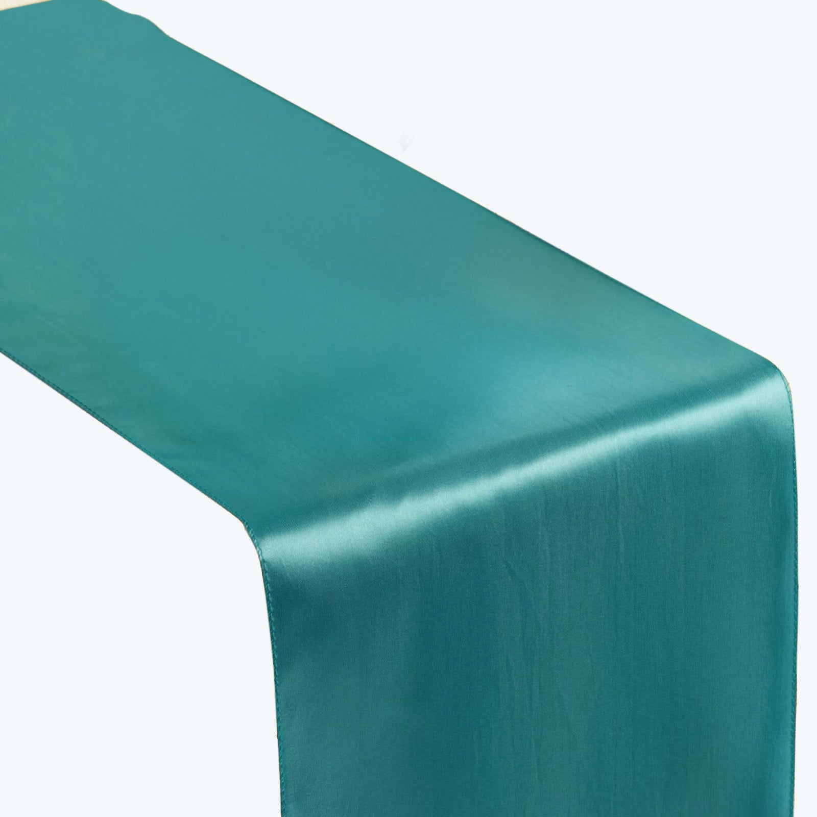 Satin 12"x108" Table Runner Turquoise - Stylish Table Linen