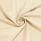 Polyester 108" Round Tablecloth Beige - Wrinkle-Resistant Table Cover