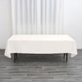 Polyester 60"x102" Rectangle Tablecloth Ivory - Durable and Stylish Table Cover