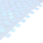 Sequin 120" Round Tablecloth Iridescent Blue - Seamless Big Payette Table Cover