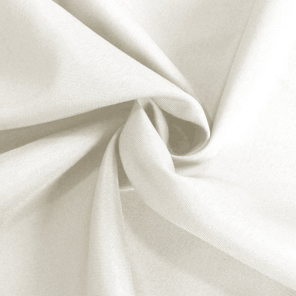 Polyester 90"x156" Rectangle Tablecloth Ivory - Seamless Wrinkle-Resistant Table Cover
