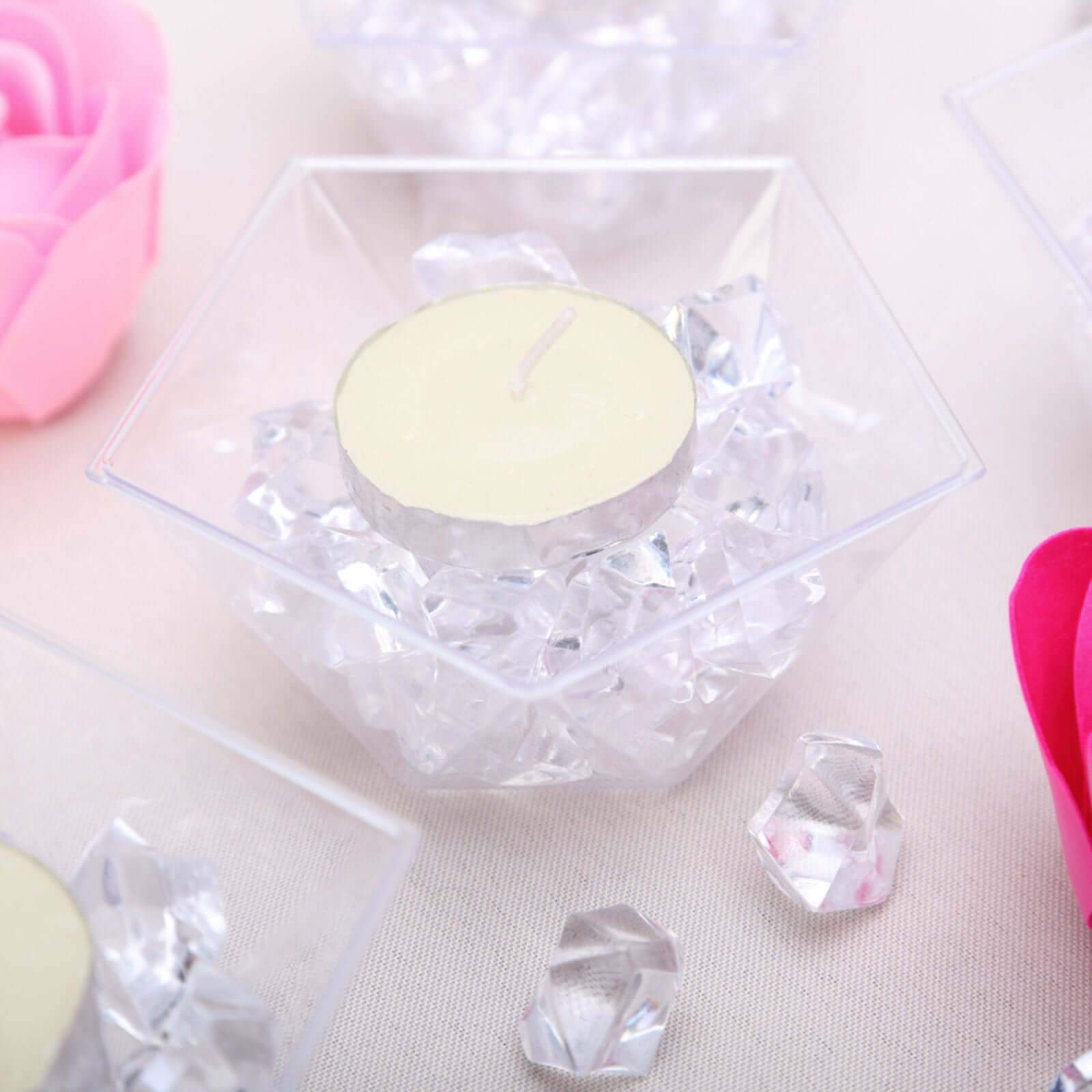 300 Pcs Acrylic Ice Bead Vase Fillers Large Clear - Stylish DIY Craft Crystals for Event Decor & Wedding Tables