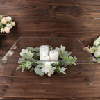 Acrylic Cake Box Stand Pedestal Riser Transparent Clear - Decorative Display for Weddings 18"x18" - Bell Racket Store