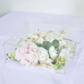 Acrylic Cake Box Stand Pedestal Riser Transparent Clear - Display for Desserts and Events 14"x14"