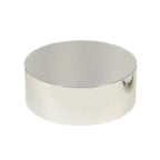 Acrylic Cake Stand Display Box 14" Round - Mirror Finish Silver, Versatile Pedestal Riser for Events - Bell Racket Store