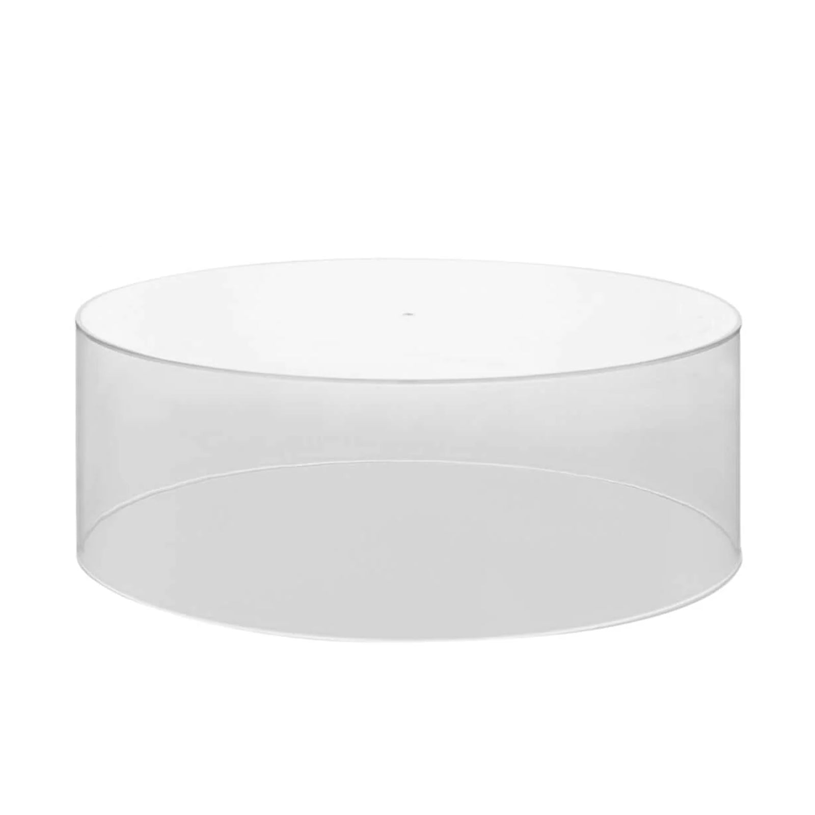 Acrylic Cake Stand Display Box Transparent Clear 14" Round - Versatile Pedestal Riser for Events - Bell Racket Store