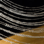 Acrylic Crystal Beaded Curtain with Fabric Rod Pocket, 43 Strands Room Divider Clear Diamond Cut Beads Doorway String Curtain - 5ftx10ft - Bell Racket Store