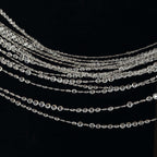 Acrylic Crystal Beaded Curtain with Fabric Rod Pocket, 43 Strands Room Divider Clear Diamond Cut Beads Doorway String Curtain - 5ftx16ft - Bell Racket Store