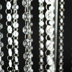 Acrylic Flower Pedestal Vase Pillar Stand with Crystal Beads Clear - Durable Wedding Floor Centerpiece for Large Displays 48" - Bell Racket Store