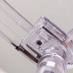 Acrylic Stackable Ghost Chair in Phoenix Chiavari style Transparent Resin with Oval Back Clear - Sleek Armless Design for Weddings & Gatherings - Bell Racket Store