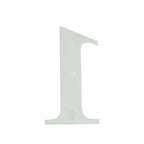 4-Pack Stickers Banner Custom 0-9 Number "6" Design Iridescent - Milestone Age and Date Stick-On Numbers 5"