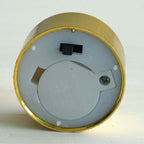 12-Pack LED Tealight Candles Metallic Gold Design - Reusable Flameless Battery Operated Lights