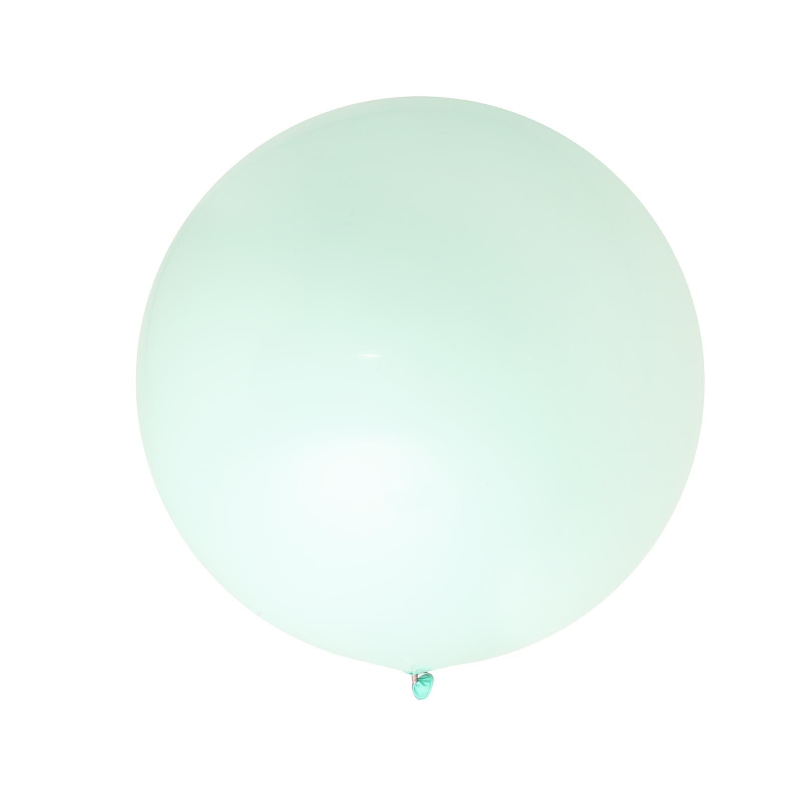 2 Pack 32" Large Matte Pastel Seafoam Helium or Air Latex Balloons