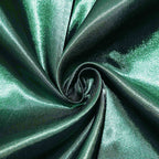 5 Pack Satin Chair Sashes Hunter Emerald Green - Durable Chair Bows with Shiny Finish 6"x106"