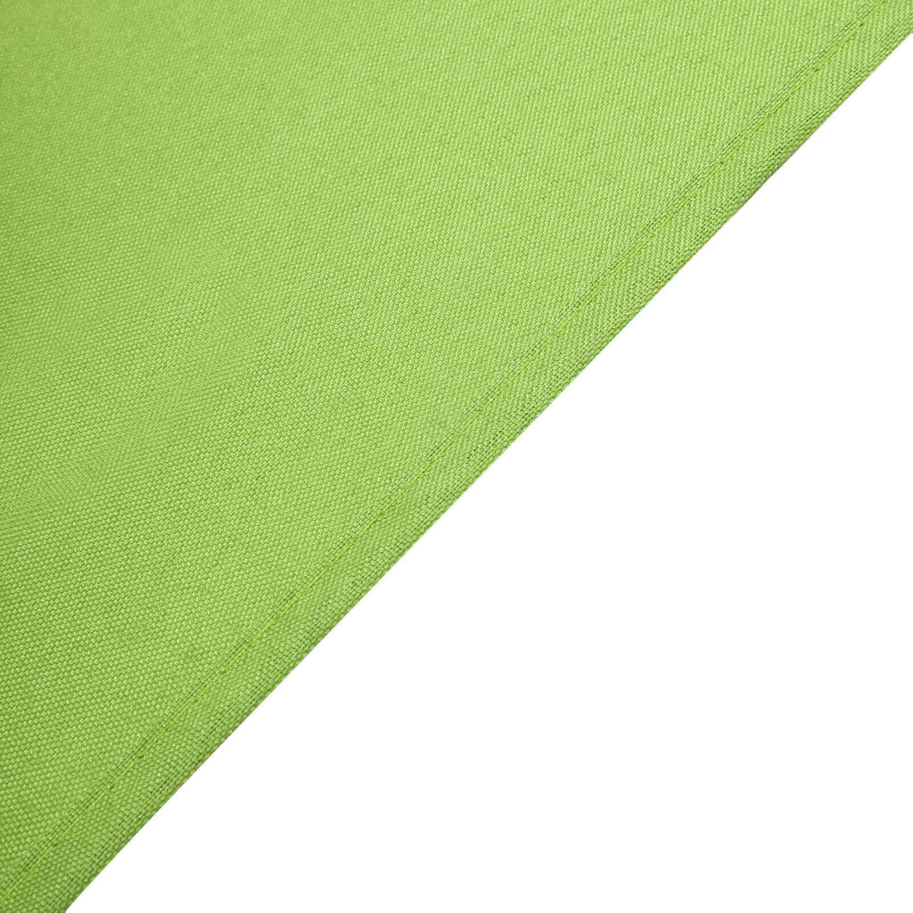 Polyester Square 90"x90" Tablecloth Apple Green - Wrinkle-Resistant & Durable Table Cover