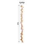 Artificial Boxwood Leaf Table Garland Metallic Gold - Versatile Faux Decorative Hanging Vine for Modern & Chic Event Styling 6ft - Bell Racket Store