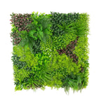 Artificial Greenery Wall Backdrop Panels, 40"Ã—40" Grass Panels with Mixed Fern and Ivy Leaves, UV - Protected for Outdoor Use â€“ 2 Panels, Covers 22 Sq. Ft. - Bell Racket Store
