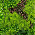 Artificial Greenery Wall Backdrop Panels, 40"Ã—40" Grass Panels with Mixed Fern and Ivy Leaves, UV - Protected for Outdoor Use â€“ 2 Panels, Covers 22 Sq. Ft. - Bell Racket Store