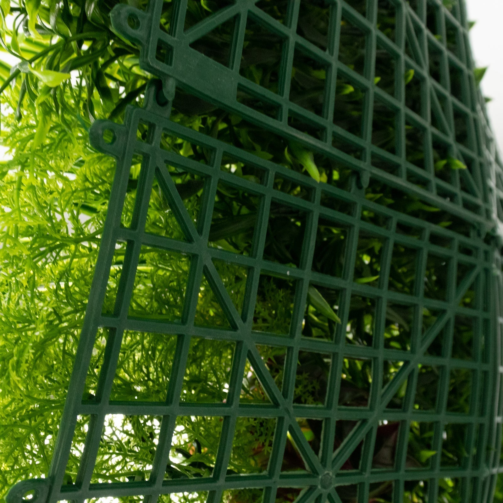 Artificial Greenery Wall Backdrop Panels, 40"Ã—40" Grass Panels with Mixed Fern and Ivy Leaves, UV - Protected for Outdoor Use â€“ 2 Panels, Covers 22 Sq. Ft. - Bell Racket Store