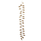 Artificial Monstera Leaf Hanging Vine Metallic Gold - Faux Table Garland for Tropical Outdoor & Boho - Inspired Events 7ft - Bell Racket Store
