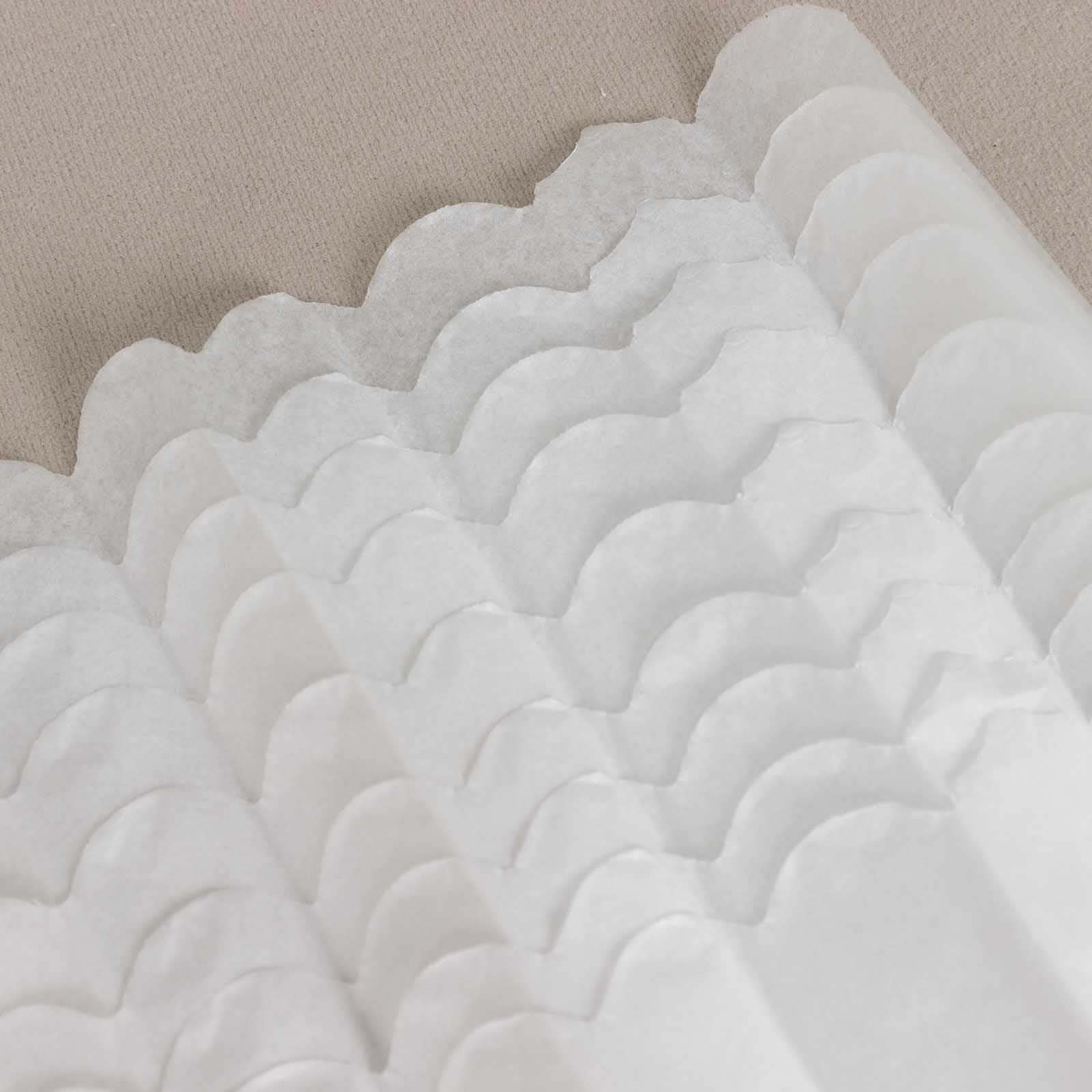 6 Pack 12" White Tissue Paper Pom Poms Flower Balls, Ceiling Wall Hanging Decorations