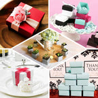 50 Pack 2" Marble Print Party Favor Candy Gift Boxes With Lid - Clearance SALE