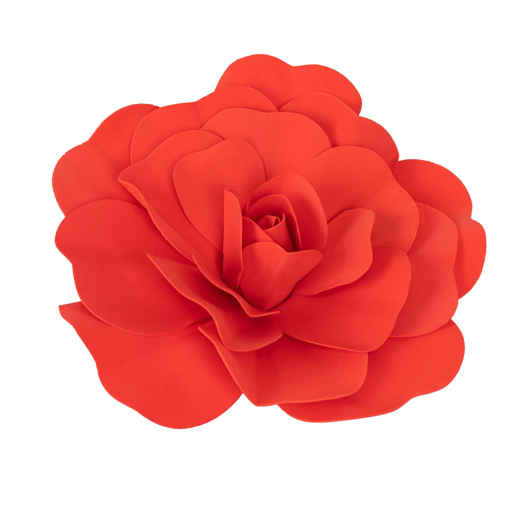 4 Pack 16" Large Red Real Touch Artificial Foam DIY Craft Roses