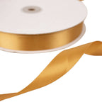 100 Yards 7/8" Gold Single Face Decorative Satin Ribbon