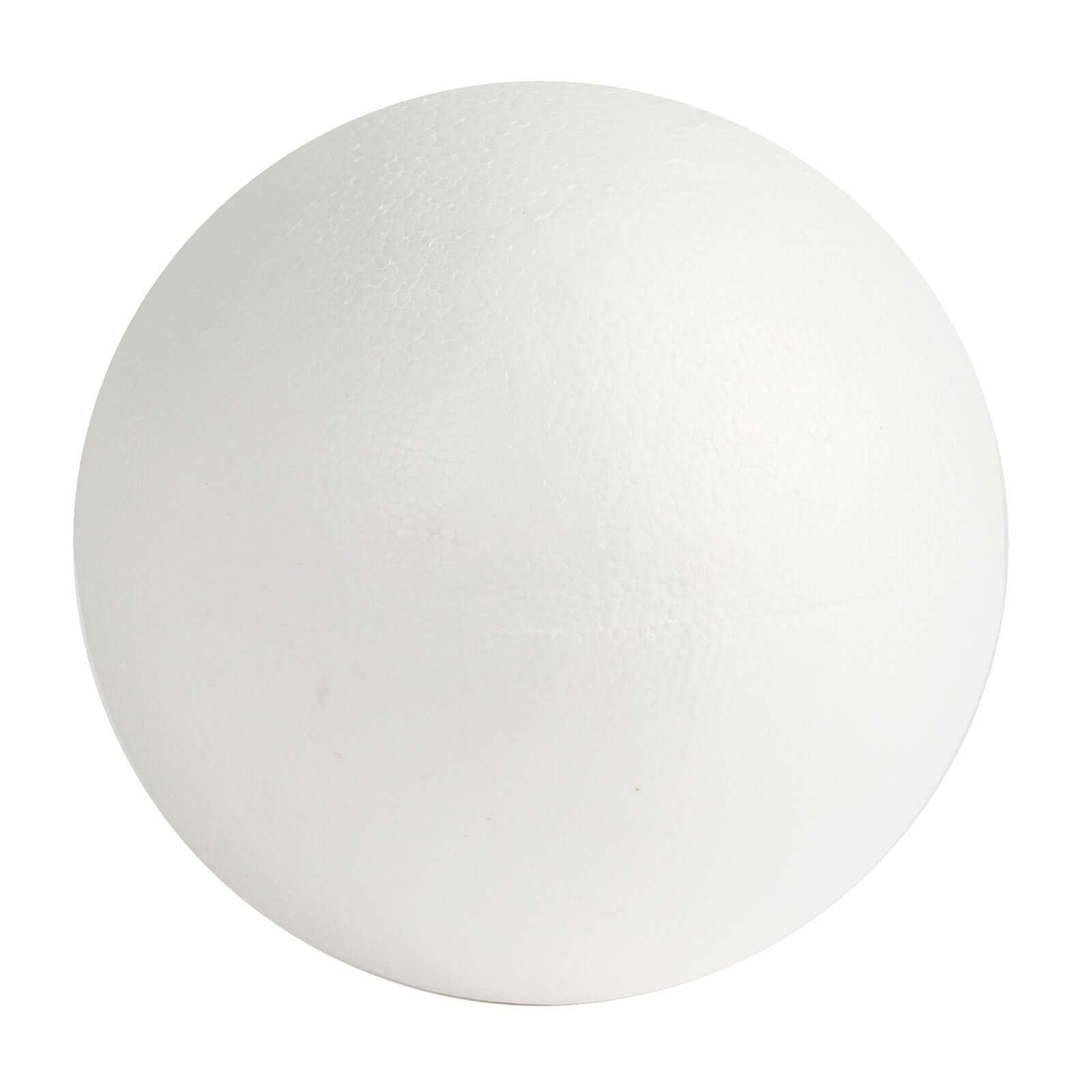 2 Pack 10â€ White StyroFoam Foam Balls For Arts, Crafts and DIY