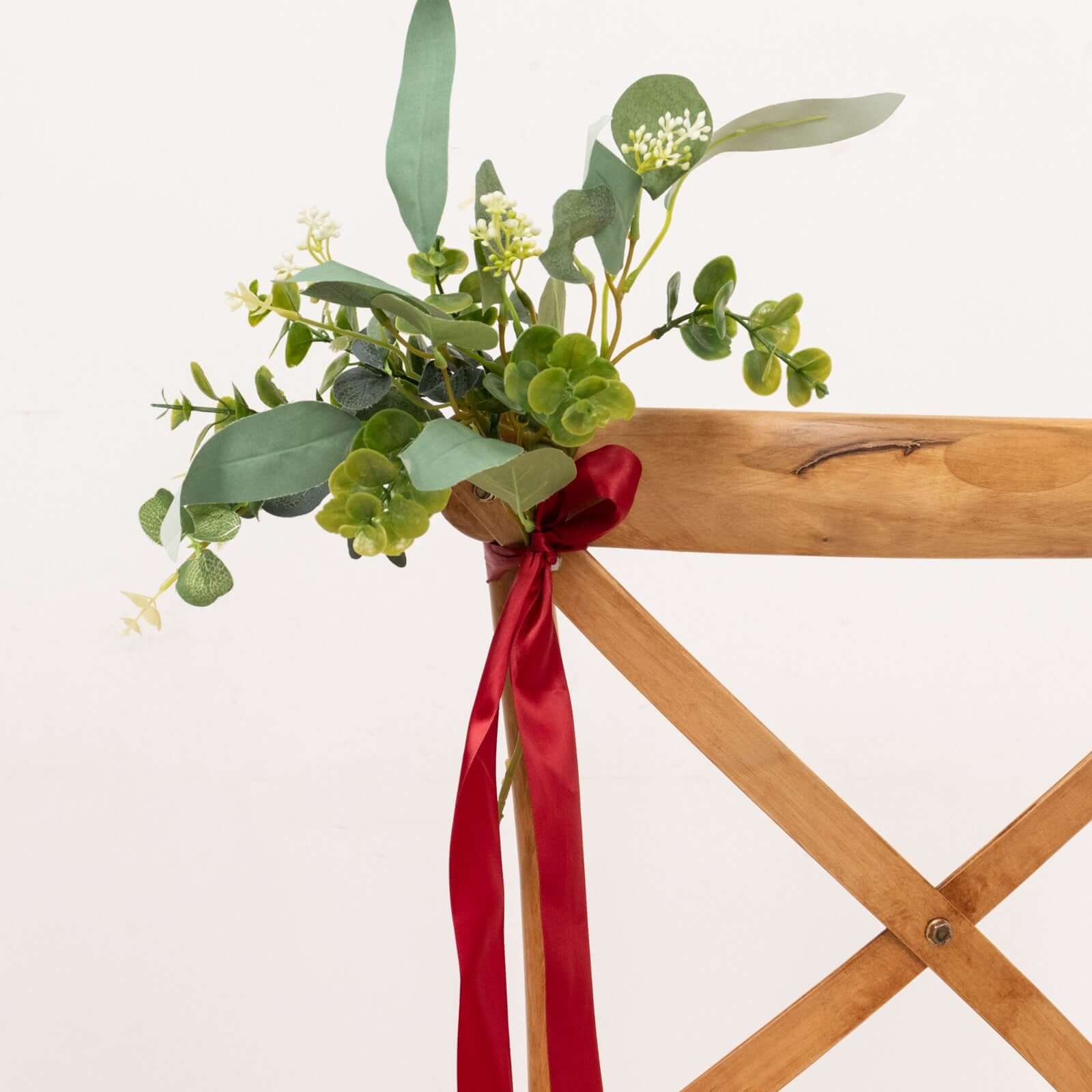 50 Yards 1.5" Burgundy Single Face Decorative Satin Ribbon