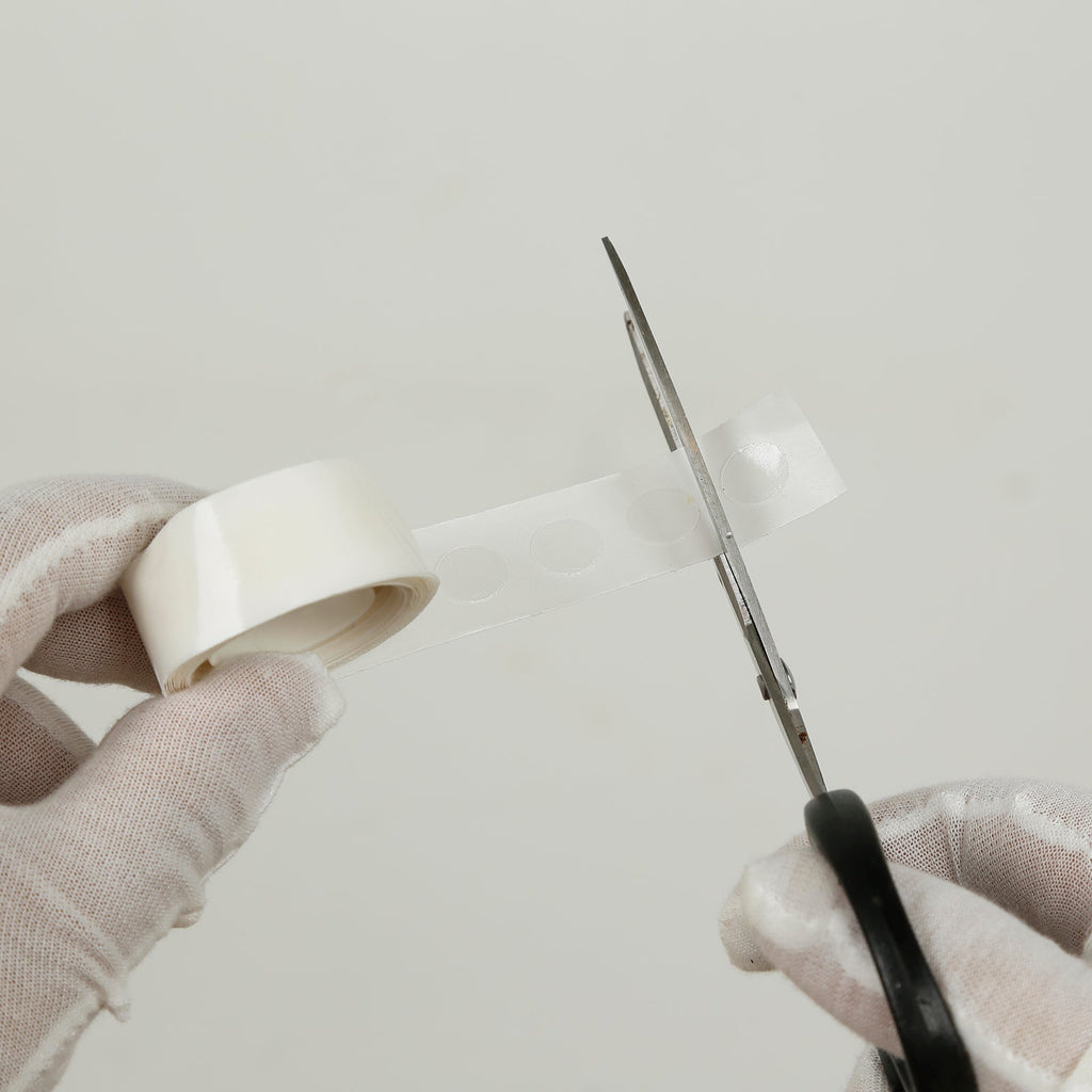 Balloon Arch Kit for Party Decorations â€“ Clear Balloon Tape Strips & Glue Dot Rolls â€“ 10 Rolls Each, 160ft Tape, 1000 Dots - Bell Racket Store