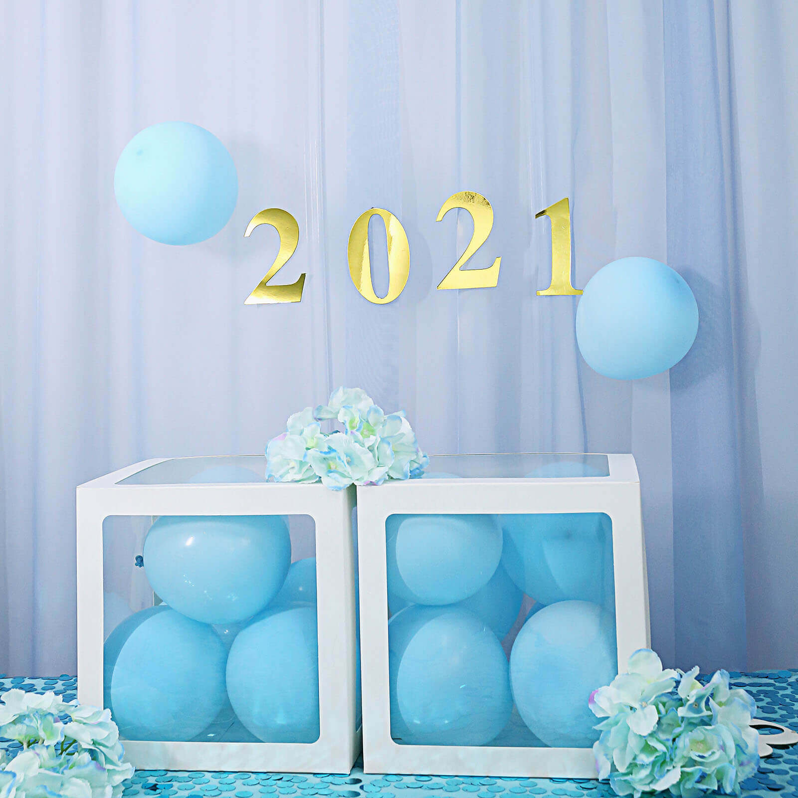 4-Pack Stickers Banner Custom 0-9 Number "4" Design Gold - Milestone Age and Date Stick-On Numbers 5"