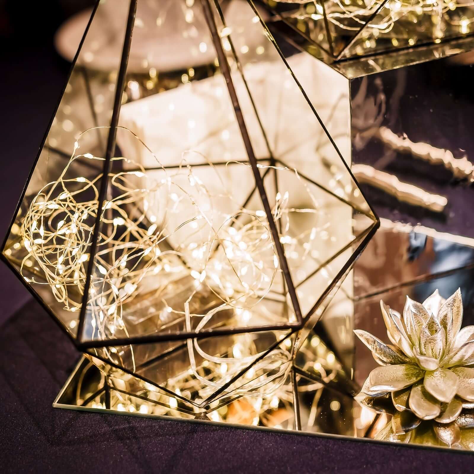 20 LED Micro Fairy String Lights Starry Bright Design Warm White - Battery Operated Party Accent 90"