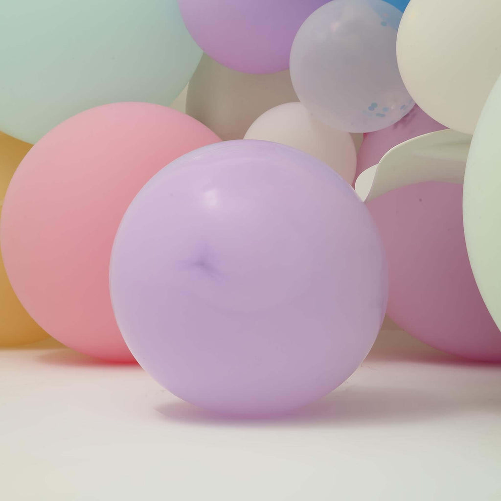 10 Pack 18" Matte Pastel Lavender Lilac Helium or Air Latex Party Balloons