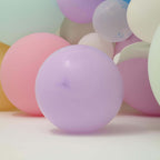 10 Pack 18" Matte Pastel Lavender Lilac Helium or Air Latex Party Balloons