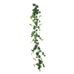 5ft Green Real Touch Artificial Poplar Leaf Garland, Flexible Vine