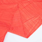 Taffeta 60"x102" Rectangle Tablecloth Red - Accordion Crinkle Table Cover