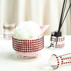 21â€x11" Red Self Adhesive Rhinestone Diamond Sticker Wrap Sheets, DIY Craft Gem Stickers