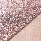 6-Pack Placemats Glitter Design Rose Gold Sparkle Rectangle - Non-Slip Decorative Dining Table Mats 12"x18"