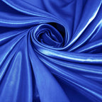 Satin 120" Round Tablecloth Royal Blue - Stylish Seamless Table Cover