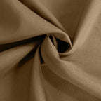 Polyester 108" Round Tablecloth Taupe - Wrinkle-Resistant Table Cover