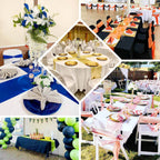 Satin 12"x108" Table Runner Royal Blue - Stylish Table Linen