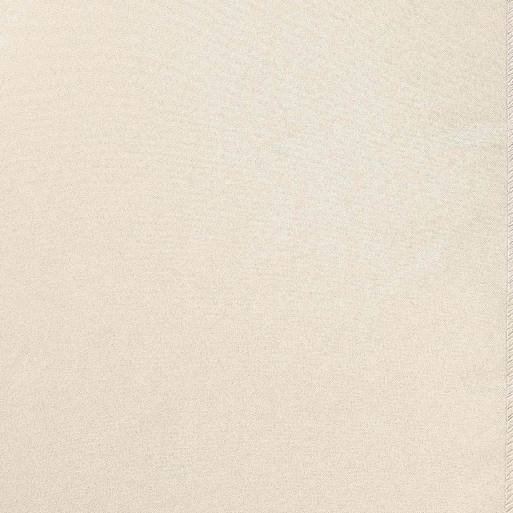 Polyester 12"x108" Table Runner Beige - Durable & Wrinkle-Resistant Table Decor